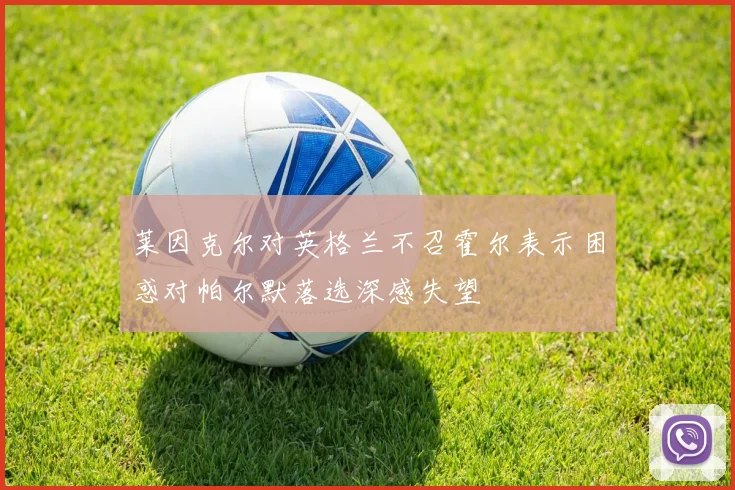 莱因克尔对英格兰不召霍尔表示困惑对帕尔默落选深感失望